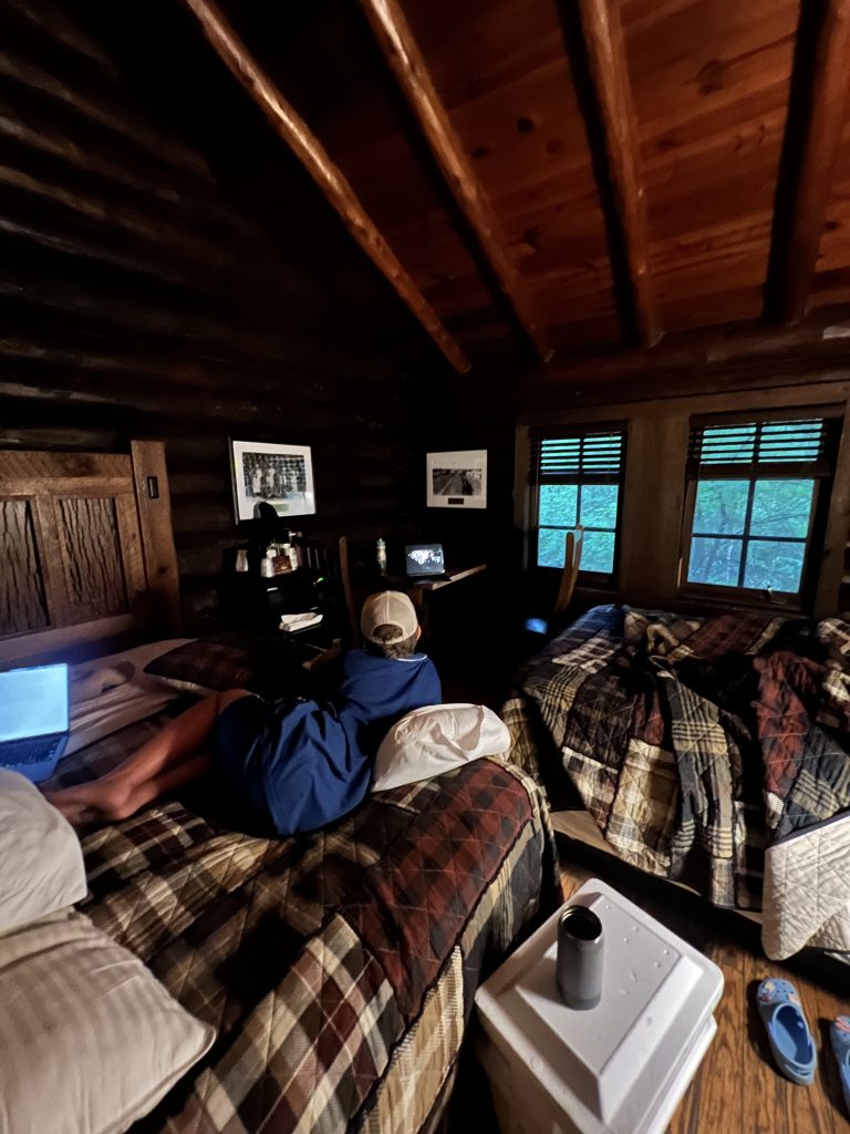 Monk on one screen, this post on the other.