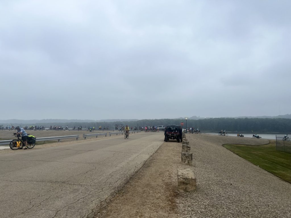 The riverfront at Dubuque. End of the route.